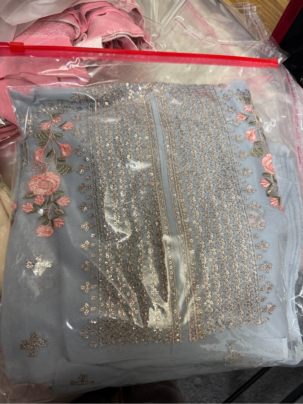 3 piece chiffon pakistani suit